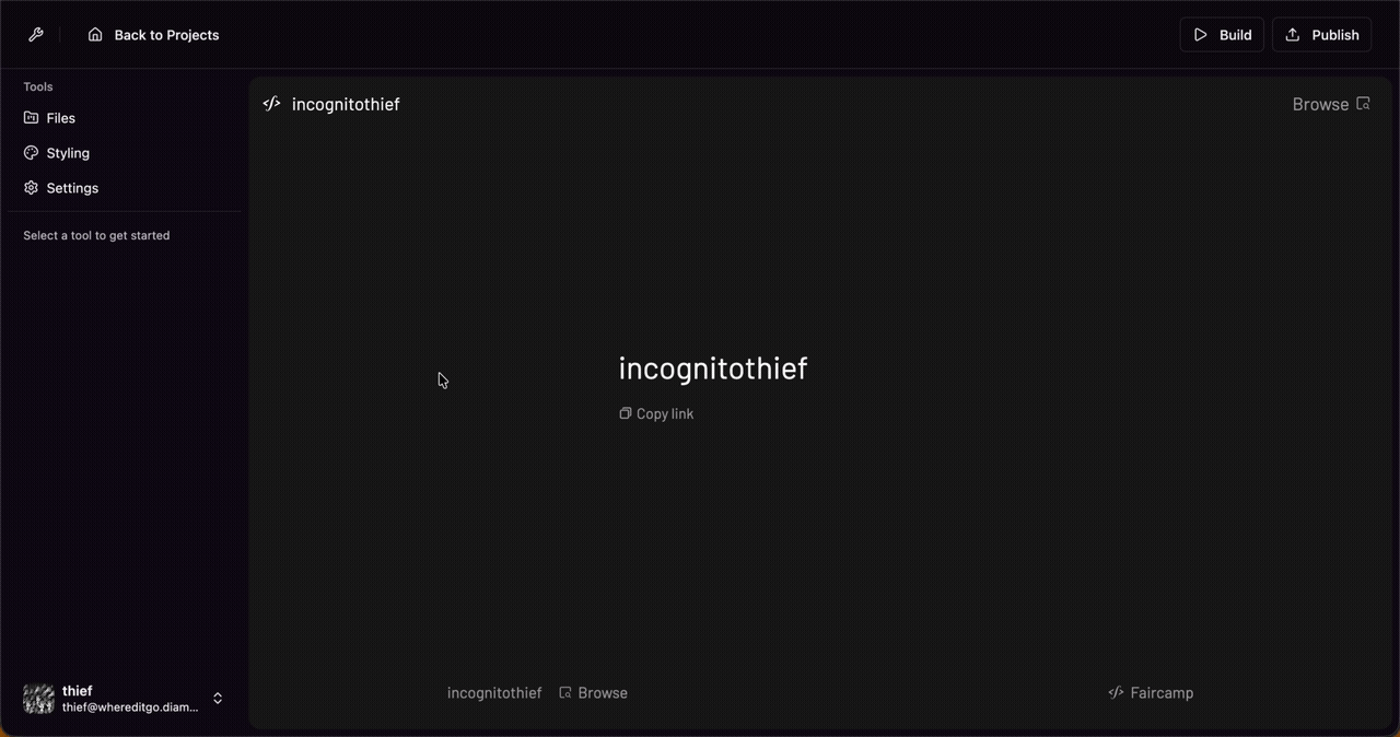 Creating a collection