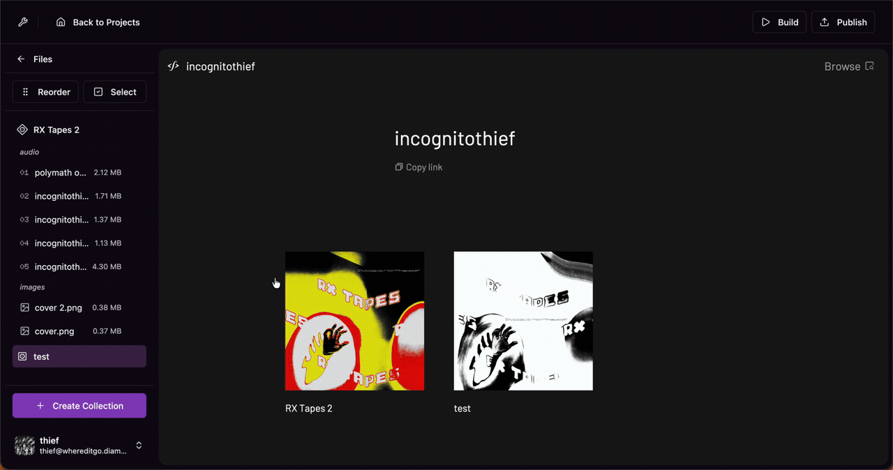 Setting the collection release date